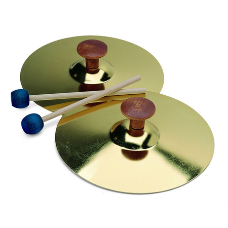 HOHNER KIDS Cymbals with Mallet, 5in, PK2 S3800